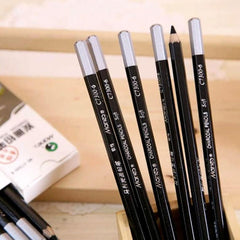 Pack Of 6 - Charcoal Pencils - Soft
