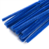 Pack Of 50 - Dark Blue Pipe Cleaner Velvet Sticks