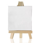 Canvas With Wooden Easel 12X12