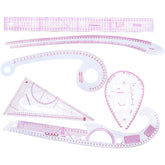 6 pcs French Curve Measure Tailor Ruler Set