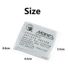 4Pcs Maries Kneadable Eraser For Charcoal Pencil