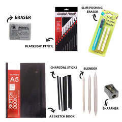 25 Pcs Artist Sketchi Set