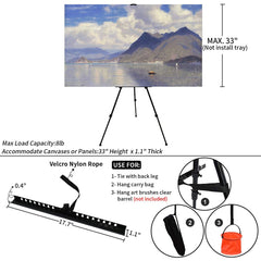Fold-Able Art Easel Stand For Canvas