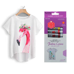 Keep Smiling Fabric Colour Paints 12ml - Pack Of 12