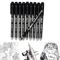 10 Pieses Of Blue Ballpoint Pen Refills Fine Point Medium Standard For Jotter Style Ink Blue