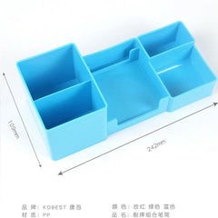 3160 - Multi Functional Pen Stand Stationery Holder Organizer - Blue