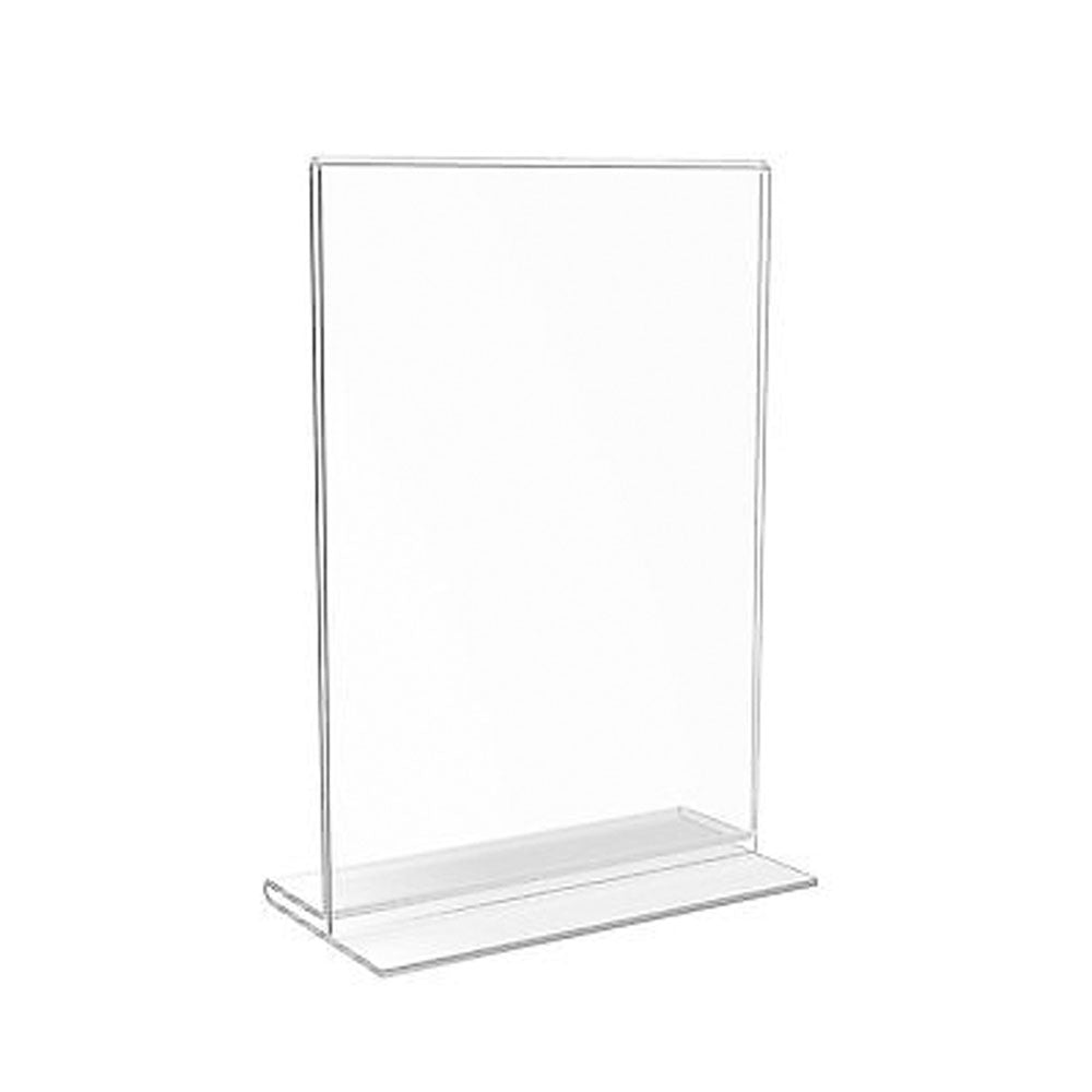 Straight A4 Display Stand Brochure Flyer Holder A4 Acrylic Leaflet Dispenser Display Stand L-Type