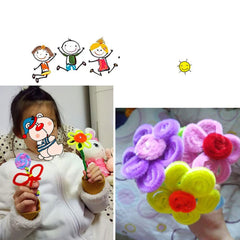 Pack of 50 - Light Green Pipe Cleaner velvet Sticks