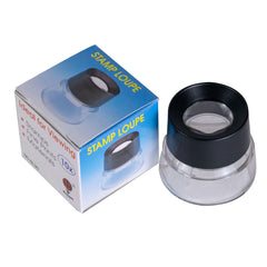 Stamp Loupe Thread Counter Linen Tester Magnifier, Magnifying Glass 10X Magnification, 30Mm Diameter Lens