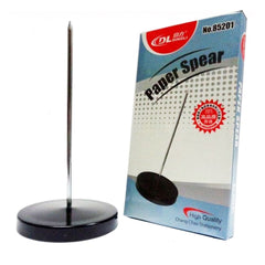 Pack Of 2 - Metal 4 Tier Letter Tray & Paper Spear/ Bill Spindle