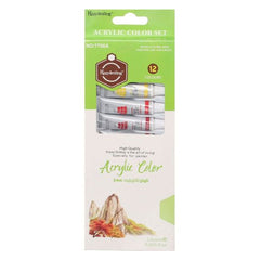 Keep Smiling Acrylic Colour Paints 12ml- Pack Of 12