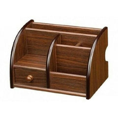8001 Wooden Pen Stand Holder Stationery Organizer