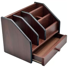 8003 - Wooden Pen Stand Holder Stationery Organizer
