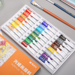 M_G Acrylic Paint Pack Of 24 - Acrylic Paints - Pack Of 24 Acrylic Paints - High Quality Acrylic Paints
