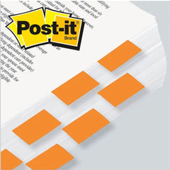 Pack Of 2 Standard Flags 50 Flag/Dispenser (Orange) - 25.4Mm X 43.20Mm