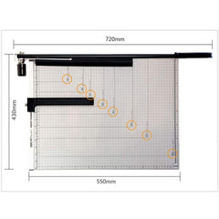 A3 Paper Trimmer - Paper Cutter - (13.9 X 19.7 In) White