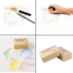 Drawing Pencil Eraser - Pack Of 6