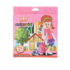 Pack Of 4 Pcs Set - 48 Pcs My Pencil Jar - 45 Pcs Kidco Erasers -24 Pcs Oro Colour Pencils - 36 Pcs Kita Sharpners