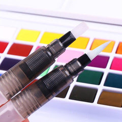 Keep Smiling 24pcs Aquarelle Solid Watercolor Paints Transparent Colors