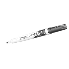 Pack Of 12 - Dollar Refillable Dry Eraser Marker / Board Marker Pen (Black)