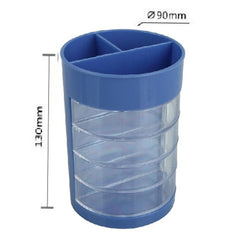 Comix Round Pen Stand, Multi-Purpose Pen Organizer 2101 - Blue