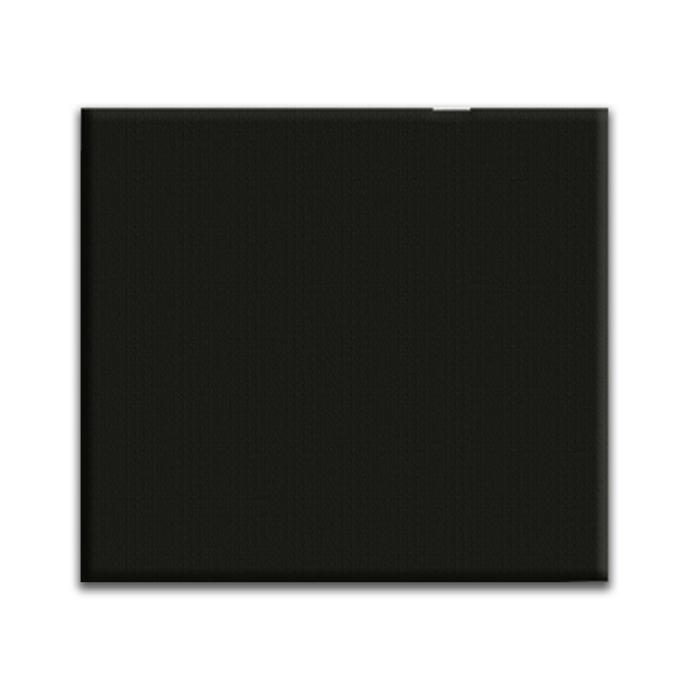1 Pc Prime Coated Black Canvas - Size 12x12 Inch