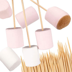 Wooden Bamboo Shashlik Sticks 8Inch- 100 Pcs