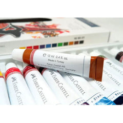 Faber Castel Acrylic Colours Set Of 12 - Acrylic Paints