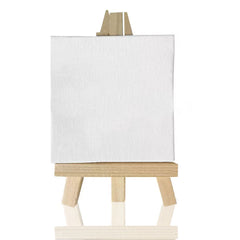 Canvas With Wooden Easel 8X8