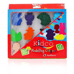 12 Colors Box Children'S Animals Modeling Crayons Graffiti Pen For Kids Early Education Puzzle Children Non Toxic