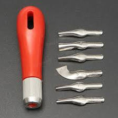 Lino Cutter Set Of 6 Blades