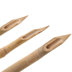 Set Of 3 Bamboo Reed Calligraphy Pens