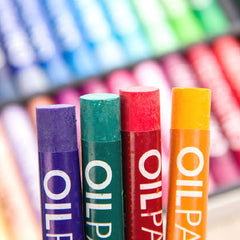 Mungyo Oil Pastel Crayons Mop - 24 Colors