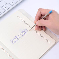 5Pcs Quinkflow Jotter Refill Steel Body Ballpoint Pen Refills - Blue