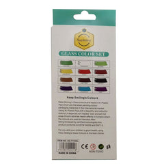 Keep Smiling Glass Colour Paints 12ml - Pack Of 12