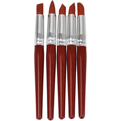 5Pcs Professional Silicone Rubber Tip Paint Brushes Set