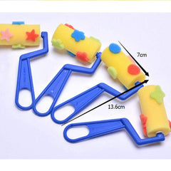 Sponge Paint Roller Diy - 4Pcs