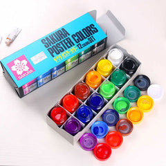 Sakura Poster Colour Paints 12 Color Set
