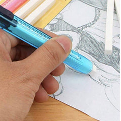 Lovely Creative Utility Cutter Shape Slim Pushing Eraser With Two Refills Tombow Mono Zero