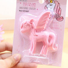 Creative Animal Unicorn Eraser Yz1607 - Pink