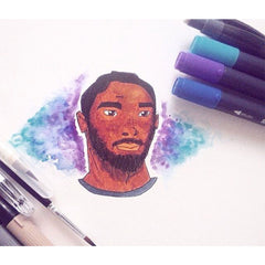 M&G Signme Pack Of 18 Dual Tip Watercolor Brush Markers