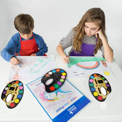 Water Colour Palettes 12 Colours With Free Paint Brush