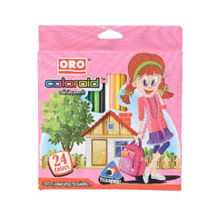 Pack Of 4 Pcs Set - 48 Pcs My Pencil Jar - 45 Pcs Kidco Erasers -24 Pcs Oro Colour Pencils - 50 Pcs Kita Sharpners