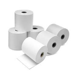 Pack Of 6 - Pos Thermal Printer Roll 79Mm X 50Meter - White