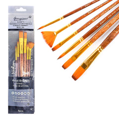Giorgione 7pcs Artist Brush Set (Multi Shapes)