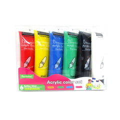 Keep-Smiling Acrylic Set Of 6 30Ml Tubes