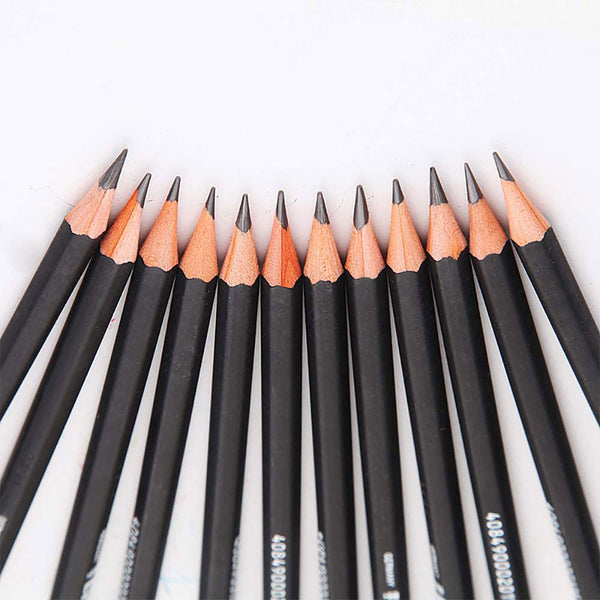 12pcs Professional sketch drawing art pencil set (sizes 8B to 2H) – Karachi  Stationers