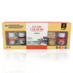 Pack Of 6 - Glass Colors - Multi Colors