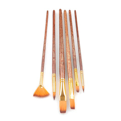 Giorgione 7pcs Artist Brush Set (Multi Shapes)