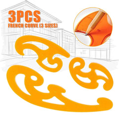 Plastic French Curve Ruler Multi Cloud Shape Drawing Tool